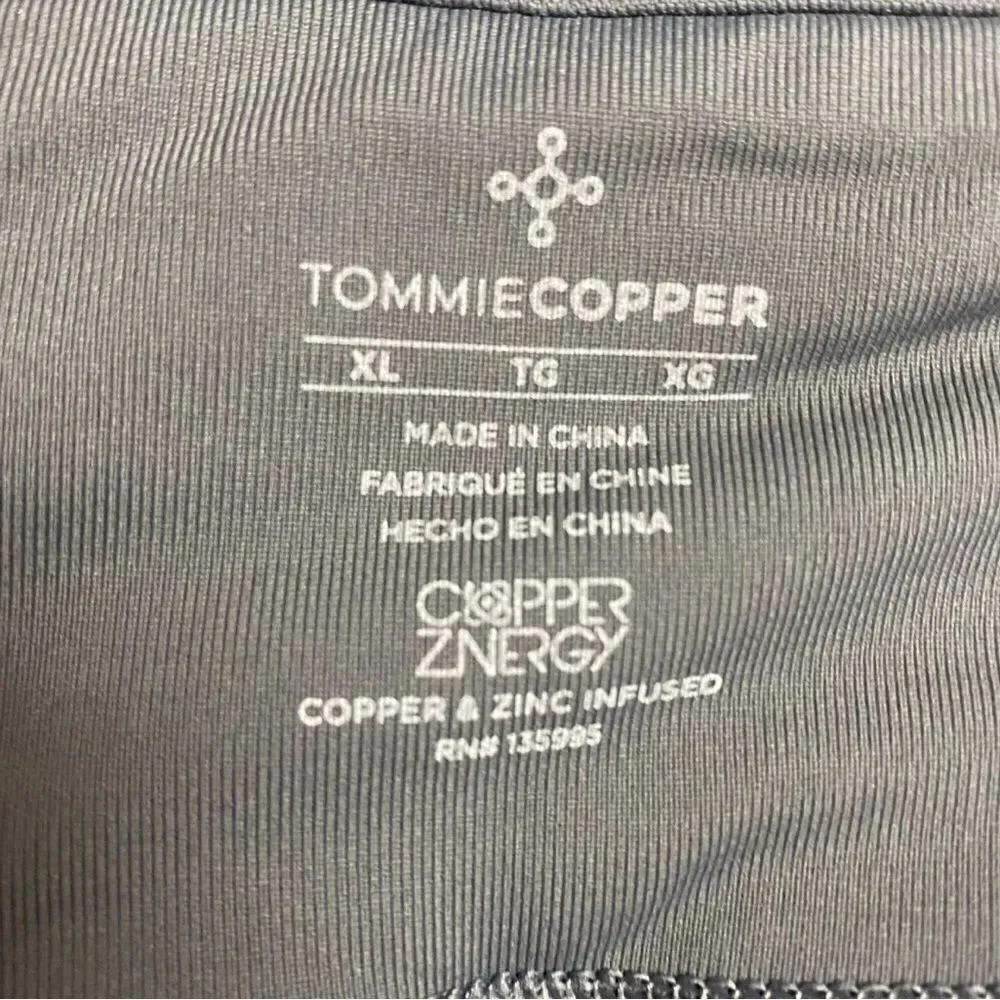 NWOT TOMMIE COPPER Women’s Slate Gray Performance Stretch Bike Shorts - Size XL